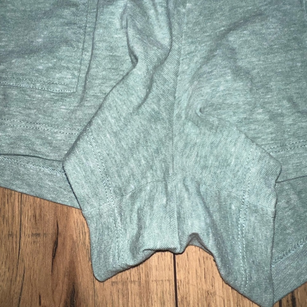 Nike Light Teal Athletic Shorts with White Logo - Picture 4 of 5